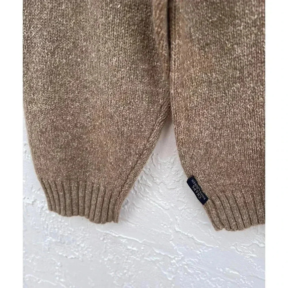 Chaps Ralph Lauren Mens Pullover Long Sleeve V Neckline Wool Sweater Brown Sz XL - Picture 6 of 12